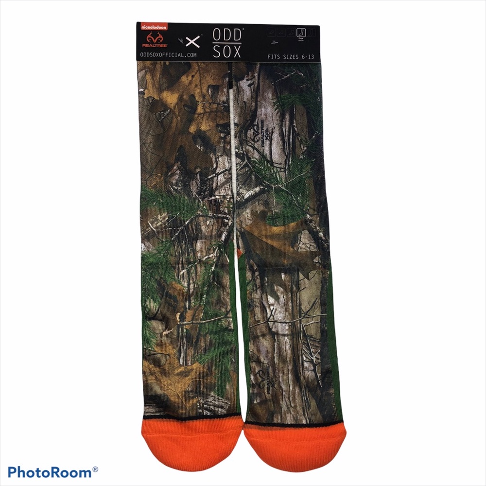 ODD SOX Realtree Camo Hunting Woods Hunter Socks